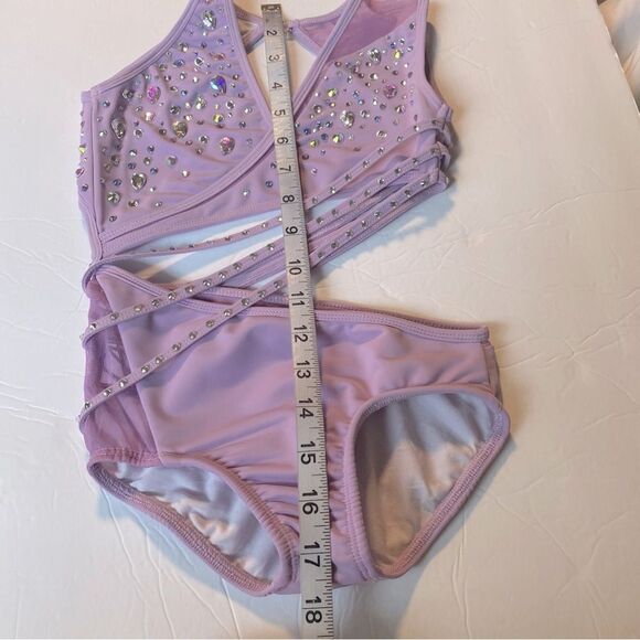 LA dance designs Solo dance custom lavender purple costume AMBITION leotard MC - Picture 11 of 15